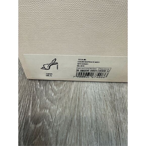 Alexandre Birman Tita 85 Silver Size EU38.5/US8.5 $695 - Picture 16 of 16